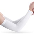 thumbnail image 1 of Manchons de Refroidissement Hommes Femmes Protection Solaire Manches Longues pour Cyclisme Conduite Course Golf Football Basketball, 1 of 7