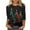 Multicolor, variant on Christmas Tops for Women Cute Tops Fall Fitted Graphic 3/4 Sleeve Shirts Aesthetic Plus Size Blouses 3X