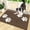 Khaki, variant on Indoor Doormat Entryway Door Mat, Non Slip Absorbent Mud Trapper Mats, Low-Profile Inside Floor Mats, Soft Washable Small Mats Door Carpet for Entryway (Grey, 20''''x48'''')
