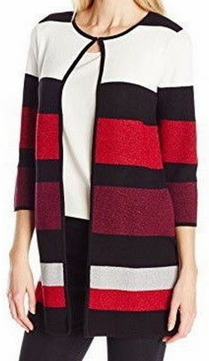 black shimmer cardigan