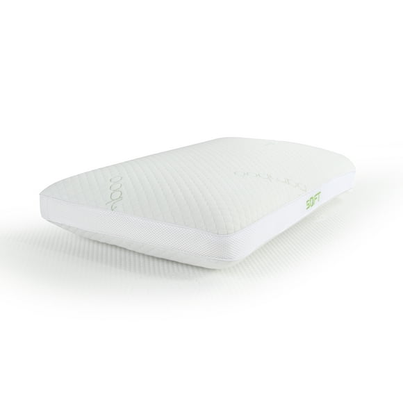 Oreillers en Bambou Rafraîchissants Hypoallergéniques Memory-Foam - Confort pour Dormir sur le Dos, le Côté et le Ventre - 1 Paquet / Doux