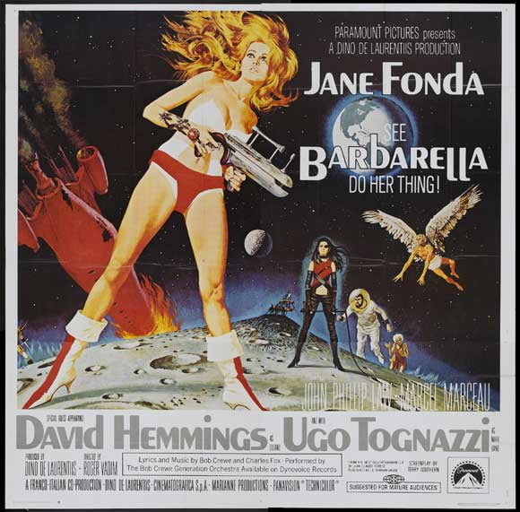 BARBARELLA Movie POSTER 11x17 Jane Fonda John Phillip Law David Hemmings Marcel 
