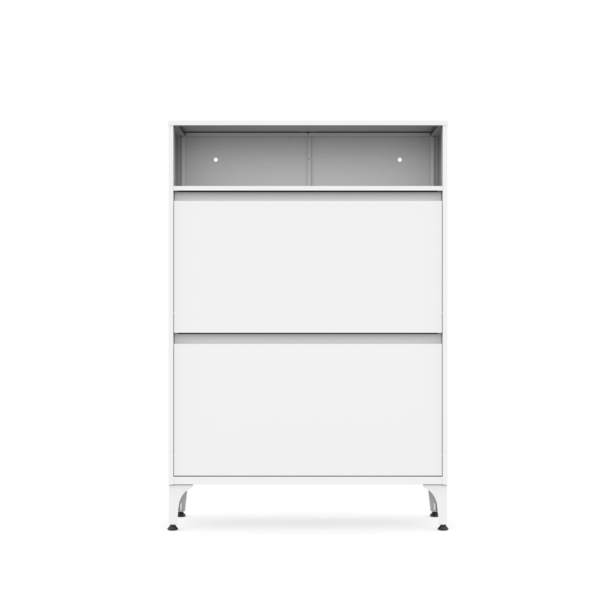 Resenkos Shoe Storage Cabinets, Free Standing Shoe Organizer with 2 Flip Drawers, Freestanding Hidden Shoe Cabinet for Entryway, White Resenkos Shoe Storage Cabinets, Free Standing Shoe Organizer with 2 Flip Drawers, Freestanding Hidden Shoe Cabinet for Entryway, White