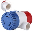 thumbnail image 3 of Marine Bilge Pump, ABS High Efficiency Sump Pump Heavy Duty Vibrationless Stable Performance 8Amp Fuse  For Boat Accessory 24V, 3 of 8