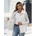 thumbnail image 4 of Zeagoo Womens Outerwear Vests With Pockets Zipper Sleeveless Fleece Jackets Casual Fall Trendy, 4 of 6