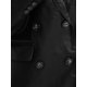 thumbnail image 5 of Blazer de cuero sintético para mujer INSPIRE CHIC con bolsillos, solapa de muesca, abrigo casual de trabajo para otoño e invierno L Negro, 5 of 6