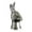 Silver, variant on 2.2"×5.5" Easter Bunny Head Toothpick Holder, Creative Animal Shaped Decorative Figurine Desktop Dispenser， Cute 3D Rabbit Statue Dustproof Storage Jar for Kitchen Dining Table Home Decoration