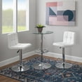 thumbnail image 2 of Linon Jenna 3Pc Pub Table Set White, 2 of 2
