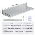 thumbnail image 2 of KFFKFF 2 Pcs Wall Mounted Shelf 30" x 8.6" Stainless Steel Kitchen Restaurant Shelving, 2 of 8