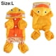 thumbnail image 2 of Ropa de lluvia para mascotas Chubasquero reflectante de cuatro pies para mascotas Poncho para perros con patrón de pato MFZFUKR BST3001093-4, 2 of 5