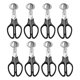 thumbnail image 1 of 8 Pcs Stainless Steel Quail Egg Shell Cutters Separator Quail Egg Scissor Egg Shell Scissor Tool, 1 of 5