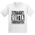 thumbnail image 3 of Inktastic Straight Outta Kindergarten Youth T-Shirt, 3 of 5
