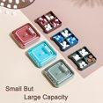thumbnail image 5 of Small Pill Box, BPA Free Pill Case with 4 Large Compartmensts to Hold Vitamins, Moistureproof Portable Pill Box B, 5 of 5