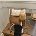 thumbnail image 3 of Nuevo bolso de cubo peludo de gran capacidad de invierno, bolso de mensajero versátil de estilo coreano 2025, bolso casual de celebridad en línea popular de este año, 3 of 5