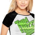 thumbnail image 2 of T-Shirt de Baseball à Manches Courtes pour Femmes avec Logo THin LIZZY et Impression 3D, 2 of 3