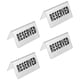 thumbnail image 1 of 4pcs de acero inoxidable Reservado Marcas Restaurante Reservado Signos de Fiesta Suministros (Plata), 1 of 6