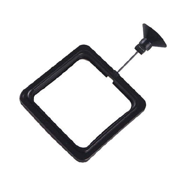 Anneau d'Alimentation Station d'Aquarium pour Poissons Mangeoire Flottante Carrée/cercle