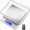 Silvery Grey, variant on Digital Kitchen Pocket Scale, 3000g/0.1g, 6 Weighing Modes, LCD Display, Tare Function, Grams & Ounces, Includes 2 Trays & 2 Batteries, for Cooking & Nutrition Weighing