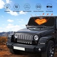 thumbnail image 6 of XMXY Car Sun Shade Windshield, Heart Love Flame Fire Automotive Front Window Sun Visor for Cars SUV Trucks, Small Size, 6 of 8