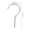 thumbnail image 3 of 10pcs Heavy Duty Screw In Hooks for Hanger Accessory and Home Clothing Storage, 3 of 8