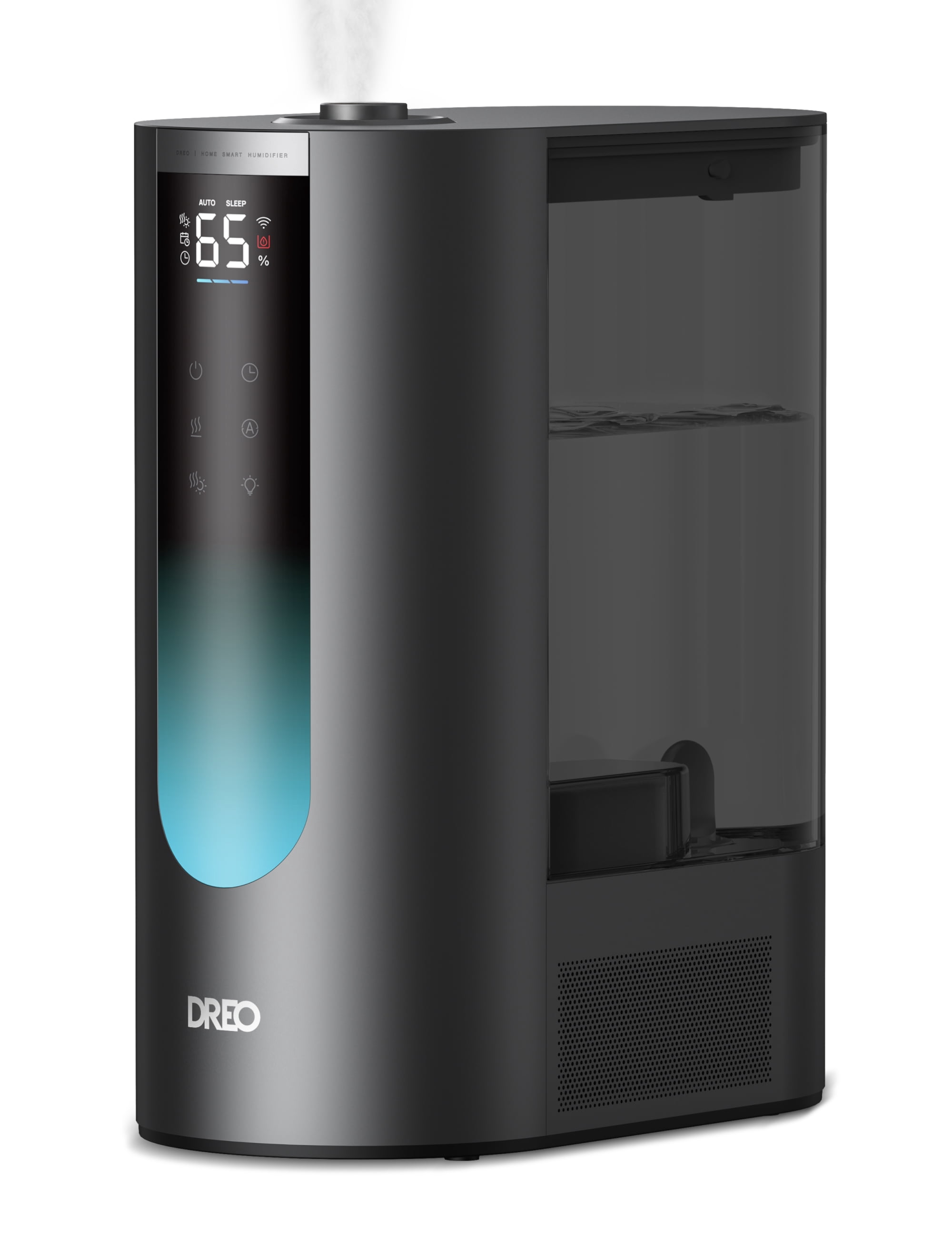 DREO Smart Humidifier Cool/Warm Mist, 1.6 Gallon, 60-Hour Runtime, Fast Warm Mist, Accurate Humidity Sensor, Black