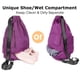 thumbnail image 3 of Bolsa de gimnasio bolsa de gimnasio con bolsillo exterior mochila de saco de gimnasio con cordón ajustable para mujeres y hombres Xemadio 221369-2, 3 of 9