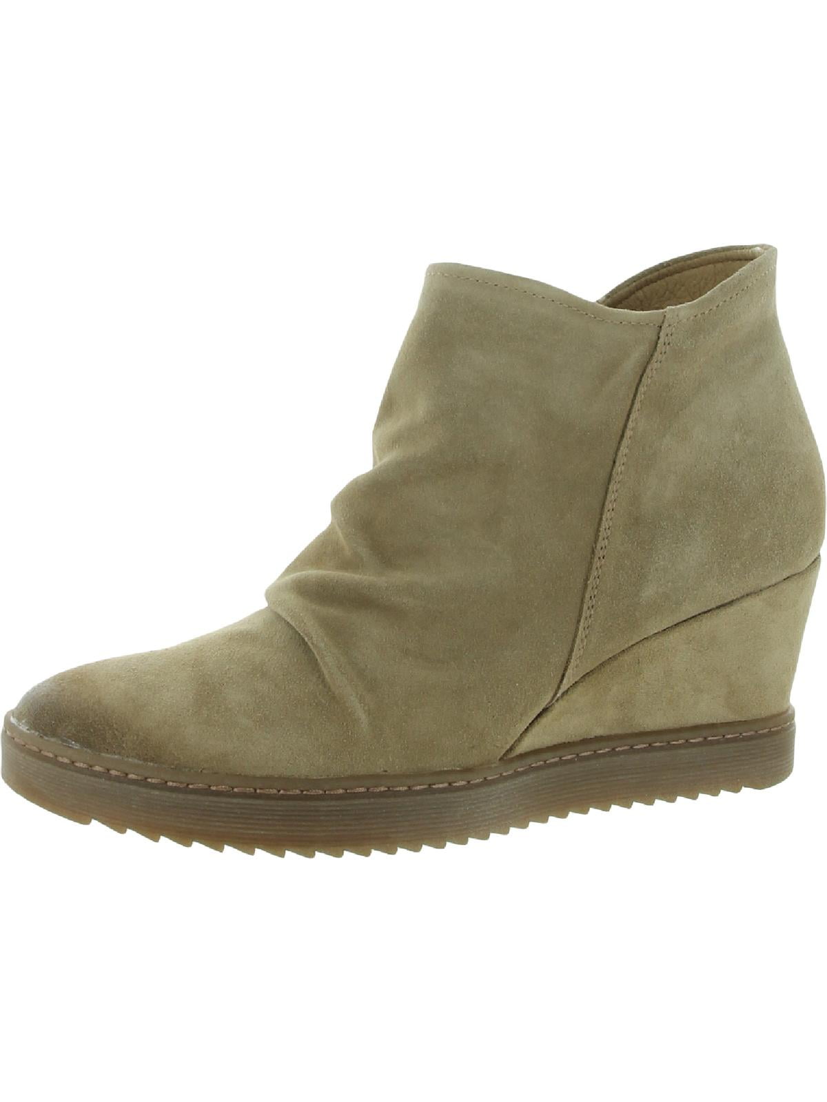Sofft Womens Siri Suede Ankle Wedge 