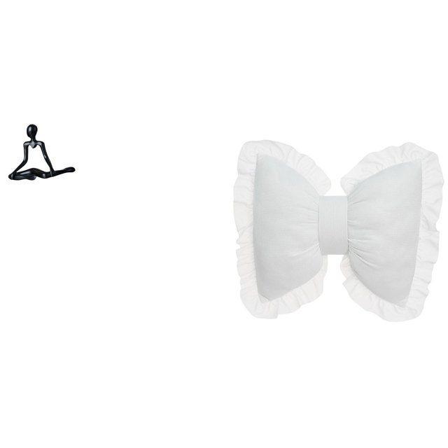 Figura de escritorio,Escultura abstracta de pensador para decoración de oficina y hogar.,Cojín con lazo bonito,Almohada con forma de lazo,bonito cojín decorativo con lazo,Funda de almohada