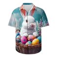 thumbnail image 5 of GERsome Hawaiian Shirts for Men Sleeves Printed Casual Button Down Summer Beach Dress Shirts Easter Shirts S-5XL, 5 of 5