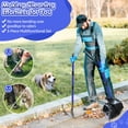 thumbnail image 6 of AUTOWT Blue Dog Pooper Scooper, Stainless Steel Rake Kit with 20 Poop Bags and Adjustable Long Handles, 6 of 7