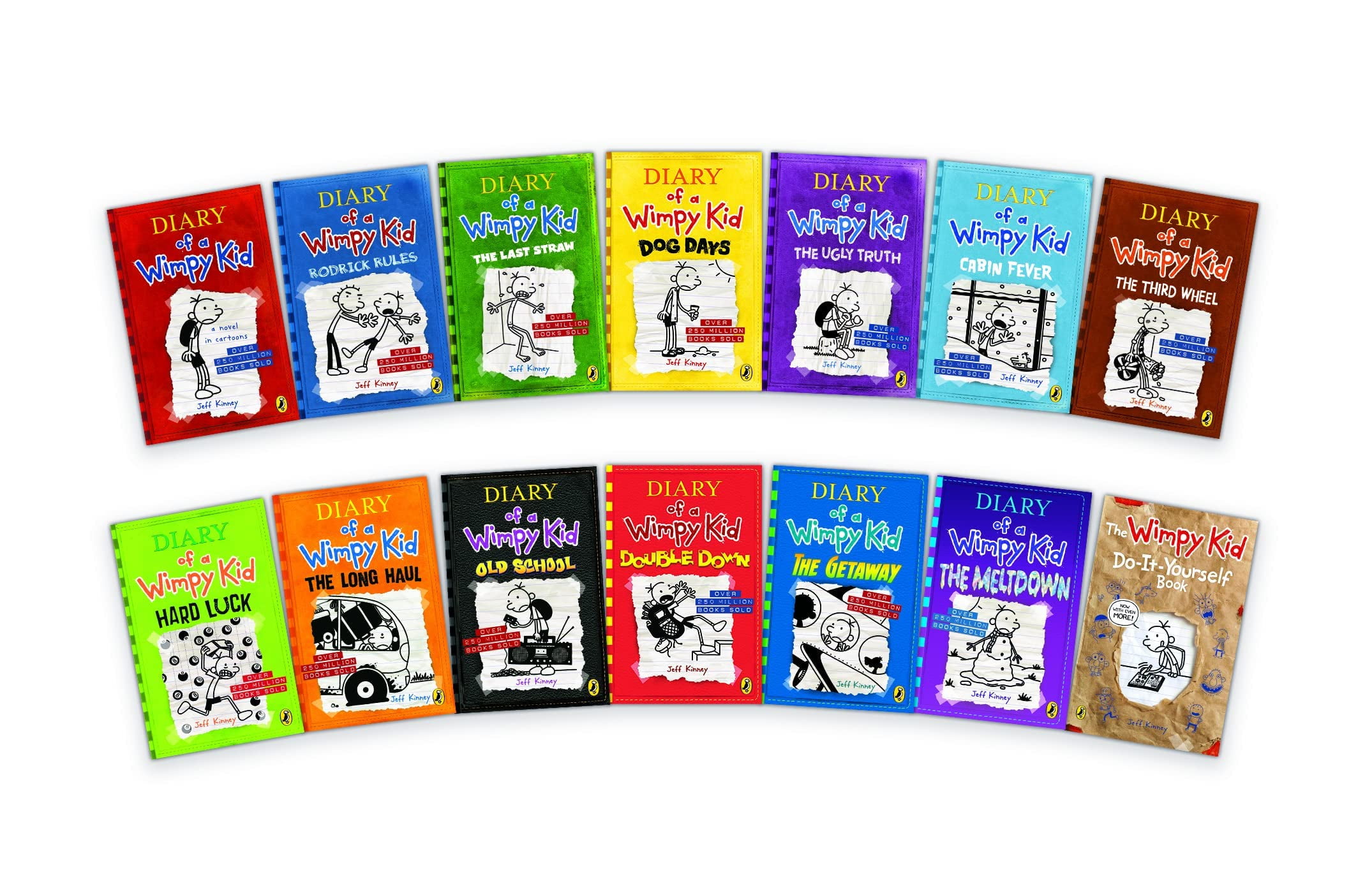 Brand New Paperback - Diary of a Wimpy Kid Box Set (14 Books