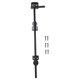 thumbnail image 4 of Pestillo de puerta de cerca de madera de 18 pulgadas, color negro, con tornillos para una o más puertas. 1 pieza, 4 of 9