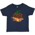 thumbnail image 3 of Inktastic Cheetah Print Pretty Pumpkin with Fall Leaves Boys or Girls Baby T-Shirt, 3 of 5