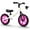 White, variant on TheCroco 12 inch Balance Bike Lightweight, Adjustable Seat, No-Pedal training bike, Ages 2 to 5 Years, includes Bell, White and Pink