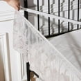 thumbnail image 3 of WARM HOME DESIGNS Queen Size Bed Skirt for Queen Bed. Our Silver Bed Skirt Goes Great with Farmhouse or Victorian Bedding. Queen Dust Ruffle Lace Bed Skirt for Any Bedroom Décor.DO Silver Queen, 3 of 4