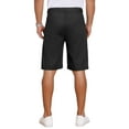 thumbnail image 3 of INSPIRE CHIC Men's Linen Pleated with Pockets Above Knee Casual Shorts 32 Black, 3 of 6