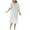 White, variant on Kyusrd Summer Dress For Women Homecoming Dresses Summer Dress For Women T-Shirt Dress Women's Round Neck Short Sleeved T-shirt And Ankle Dress For Spring Summer