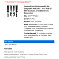thumbnail image 2 of Front and Rear Strut Assembly Kit - Compatible with 2007 - 2015 Audi Q7 AWD (Excludes Air and Electronic Suspension) 2008 2009 2010 2011 2012 2013 2014, 2 of 2