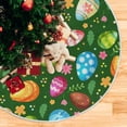 thumbnail image 5 of Coolnut Easter Eggs Christmas Tree Skirt 48", Easter Tree Skirt Double Layers Polyester Easter Tree Skirt for Easter Holiday Party Decoration, 5 of 6