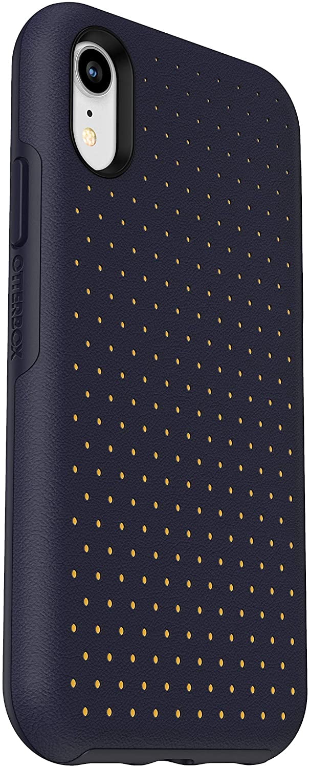 OtterBox Ultra Slim Hard Cover Texture Case for iPhone XR, Midnight Polka