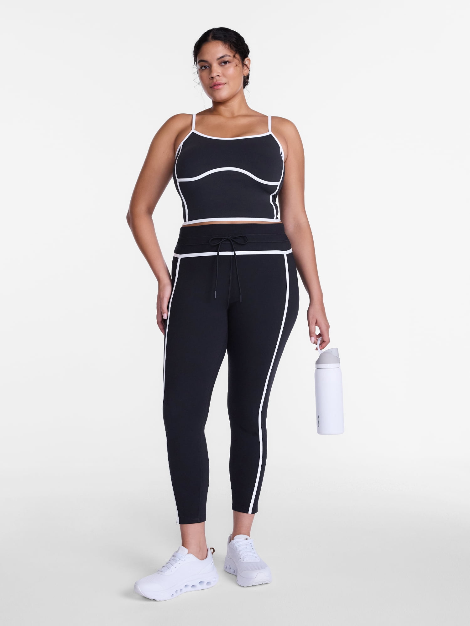 Avia Women's and Women's Plus SoftSculpt Tipped Leggings, Sizes XS-5X