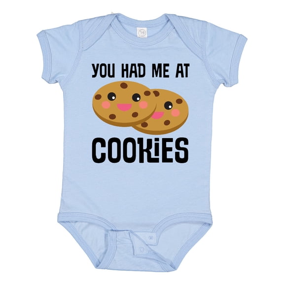 Inktastic You Had Me at Cookies Boys or Girls Baby Bodysuit