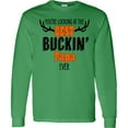 thumbnail image 3 of Inktastic You're Looking at the Best Buckin' Papa Ever Hunting Long Sleeve T-Shirt, 3 of 5