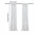 thumbnail image 2 of 1 Panel Sequin Backdrop 2FTx8FT Christmas Party Backdrop Curtains Glitter Photo Background for Wedding Baby Shower Stage Decorations, 2 of 7