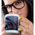 thumbnail image 2 of 3drose, Kilauea Volcano, Hawaii Volcanoes National Park, Hawaii., 15oz Two-tone Yellow Mug, 2 of 6