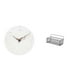 thumbnail image 1 of Reloj de pared decorativo, cesta de almacenamiento, organizador de cocina colgante de alambre, diseño único de hierro y tablero de fibra de densidad m, 1 of 8