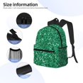 thumbnail image 3 of Easygdp Green Glitter Mochila Casual para Portátil, Mochila para Escuela, Viajes, Negocios, 3 of 6