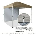 thumbnail image 6 of CROWN SHADES Canopy Tent, 8 x 8 Foot Portable Pop Up Outdoor Shelter with 1 Sidewall, Easy 1 Push Center Lock, UV Protection, and Carry Bag, Beige, 6 of 6