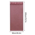 thumbnail image 2 of JVBTVB 35"x79" Thermal Insulated Door Curtain for Winter - Windproof Energy Saving Barrier with Easy Hook & Loop Installation and Handles, 2 of 7