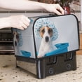 thumbnail image 7 of Lsque Terrier Takes A Bath With Shower Cap Print 2 Slice Toaster Cover , Kitchen Appliance Dustproof Protector , Toaster Protector Dustproof Kitchen Appliance Cover, 7 of 7